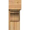 Ekena Millwork Olympic Block Rough Sawn Bracket w/ Offset Brace, Western Red Cedar, 8"W x 20"D x 20"H BKT0806X20X20OLY05RWR - alternate 3